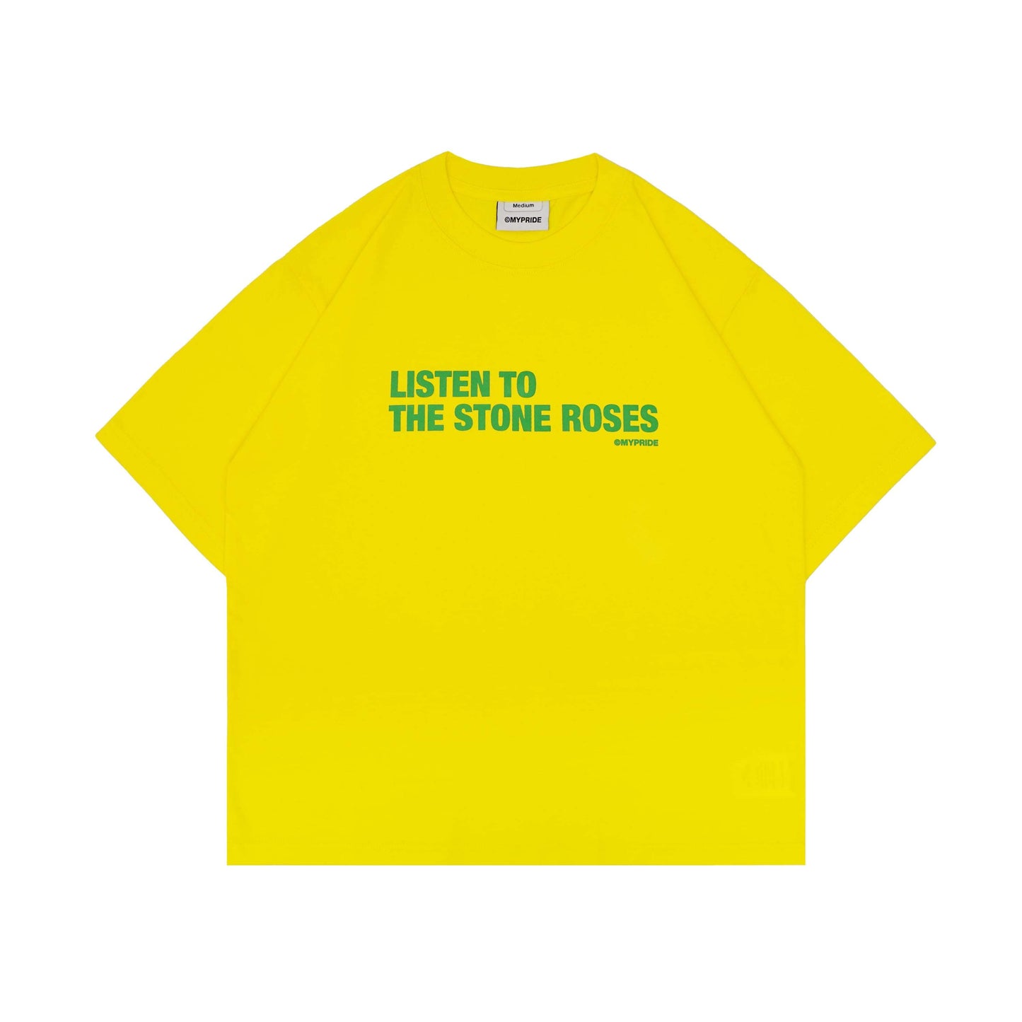 MYPRIDE " LISTEN " - YELLOW - TSHIRT