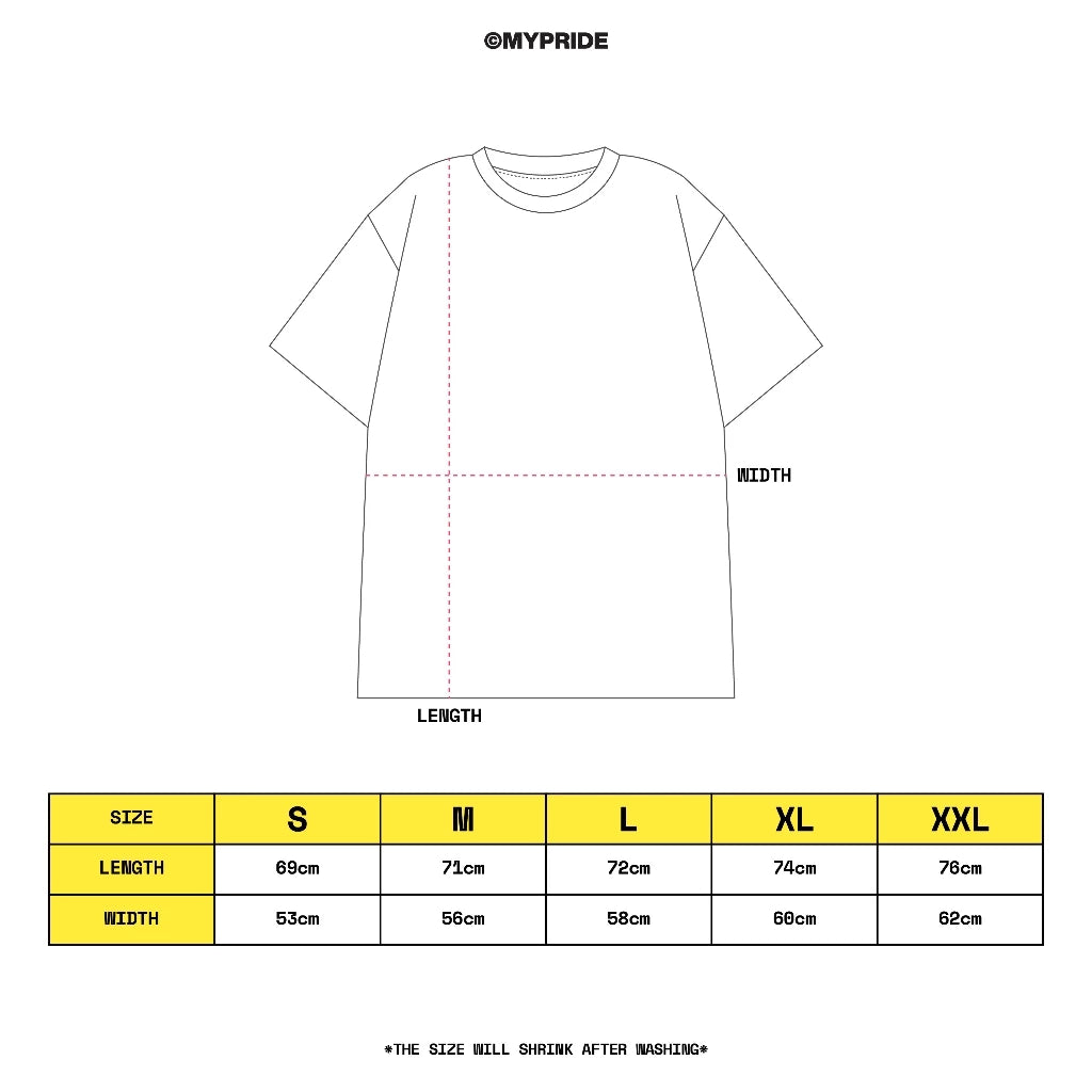 MYPRIDE " CREW BETA " - BLACK - TSHIRT