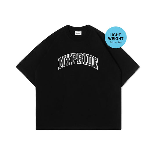MYPRIDE "UNI TEE BL LIGHT WEIGHT " - BLACK - TSHIRT