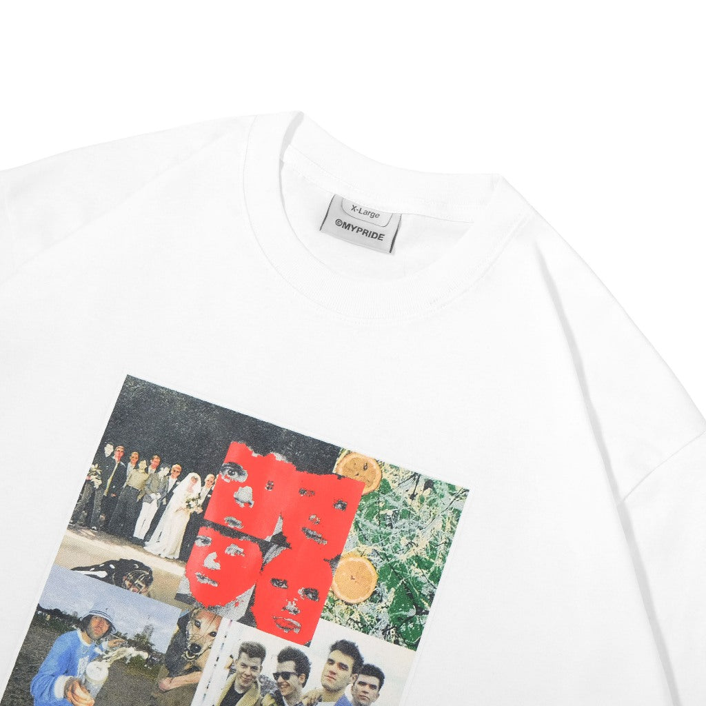 MYPRIDE " BREAKED WH " - WHITE - TSHIRT