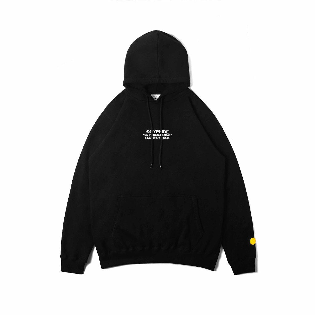 MYPRIDE " FLAME LOGO BLACK  " - HOODIE
