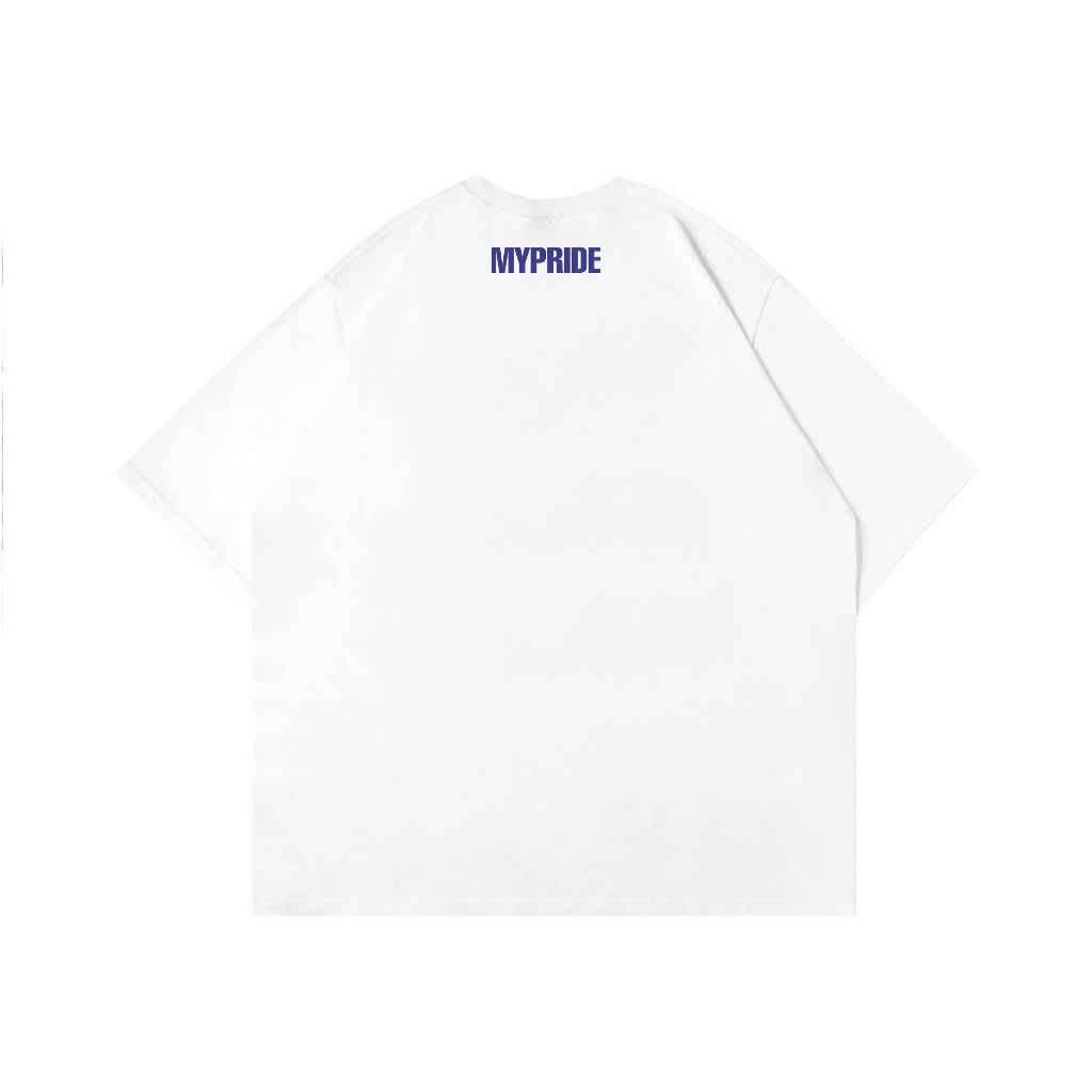 MYPRIDE " BLUE BLOOD WH " - WHITE - TSHIRT