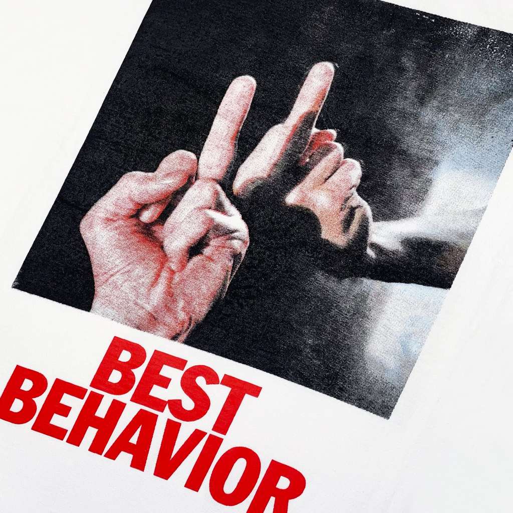 MYPRIDE " BEHAVIOR " - WHITE - TSHIRT