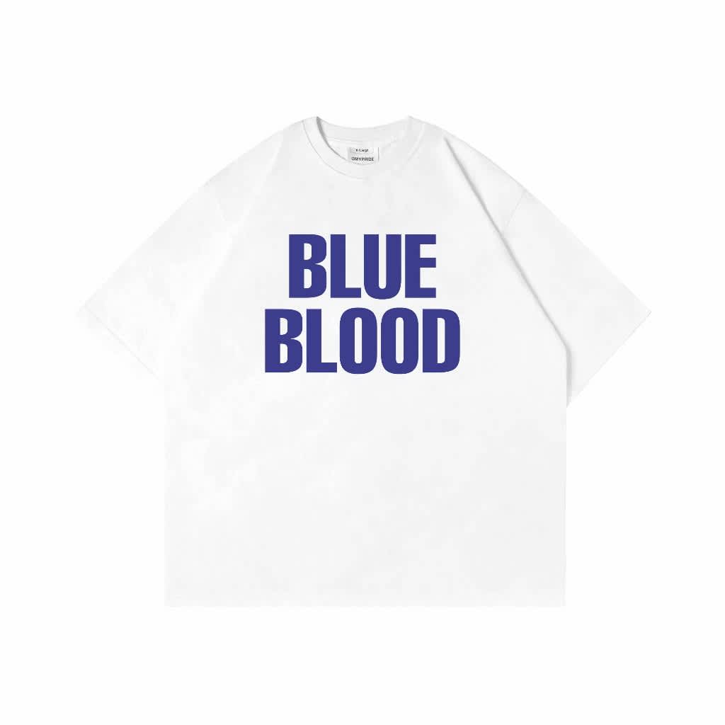 MYPRIDE " BLUE BLOOD WH " - WHITE - TSHIRT