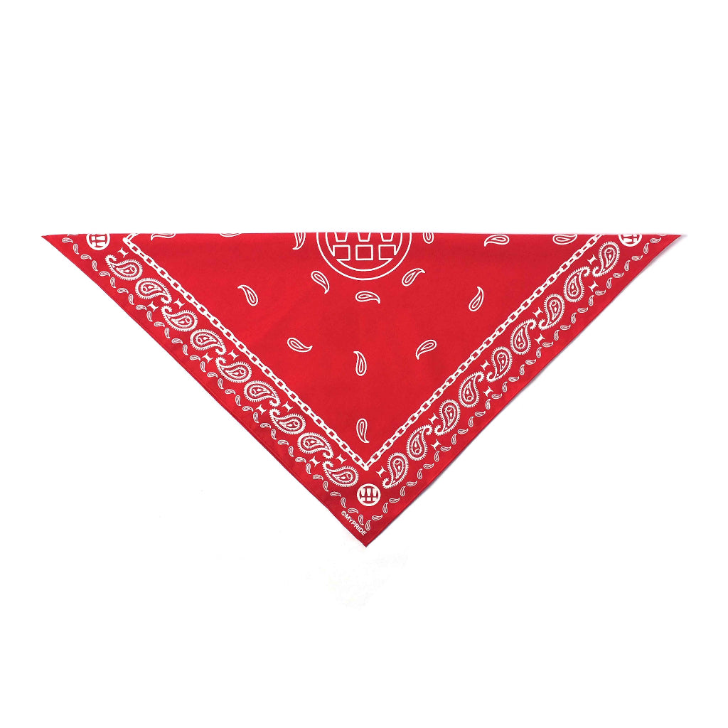 MYPRIDE  " AXE " BANDANA RED
