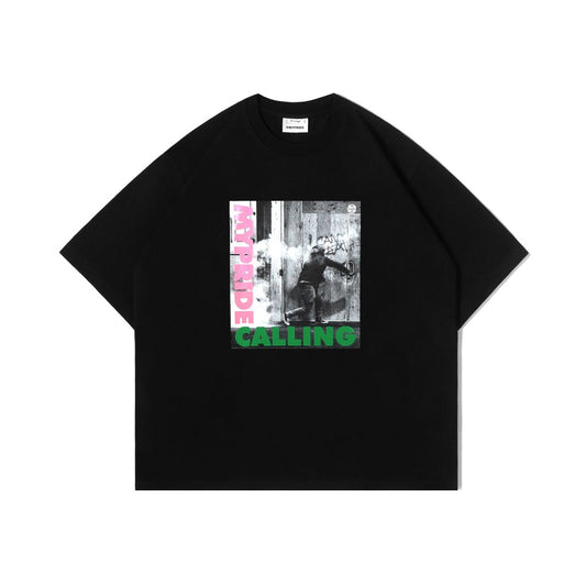 MYPRIDE " CALLING BL " - BLACK - TSHIRT