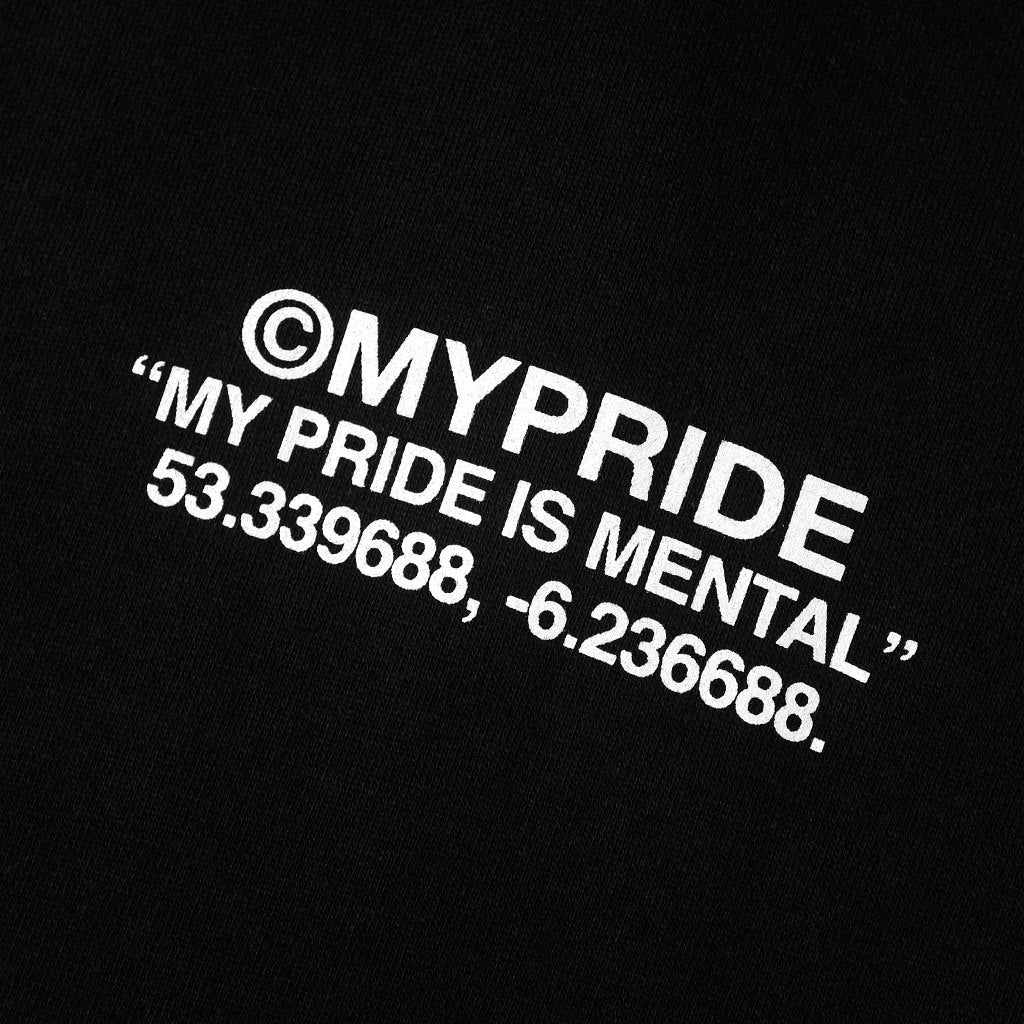 MYPRIDE " FLAME LOGO BLACK  " - HOODIE