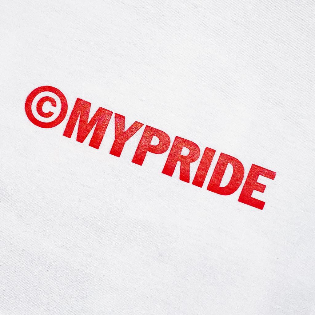 MYPRIDE " BEHAVIOR " - WHITE - TSHIRT