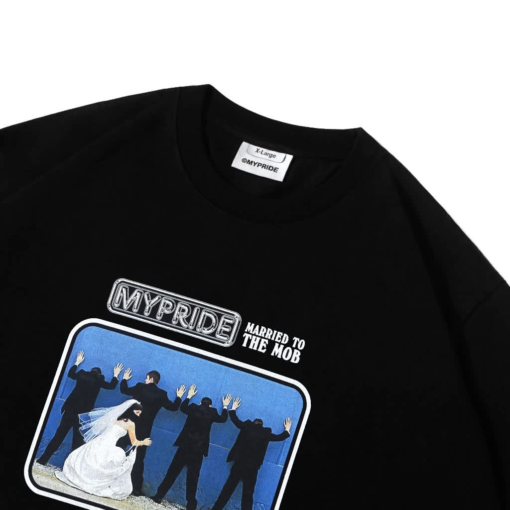 MYPRIDE " THE MOB " - BLACK - TSHIRT