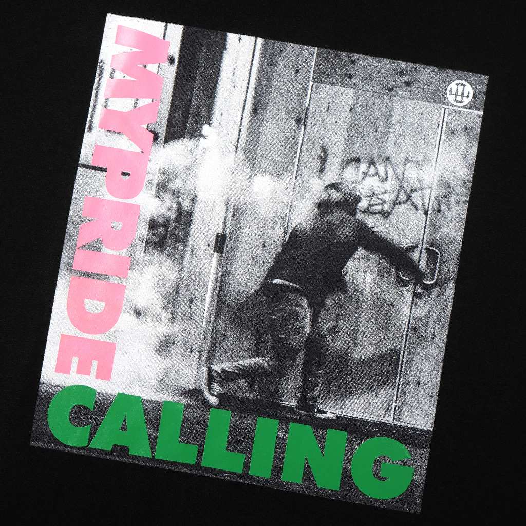 MYPRIDE " CALLING BL " - BLACK - TSHIRT