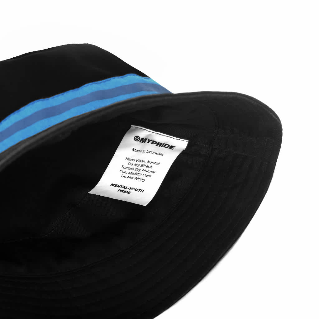 MYPRIDE " LIVE FOREVER BUCKET HAT " - BLACK - BUCKET HAT
