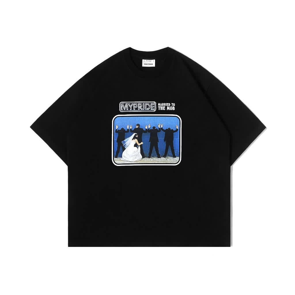 MYPRIDE " THE MOB " - BLACK - TSHIRT