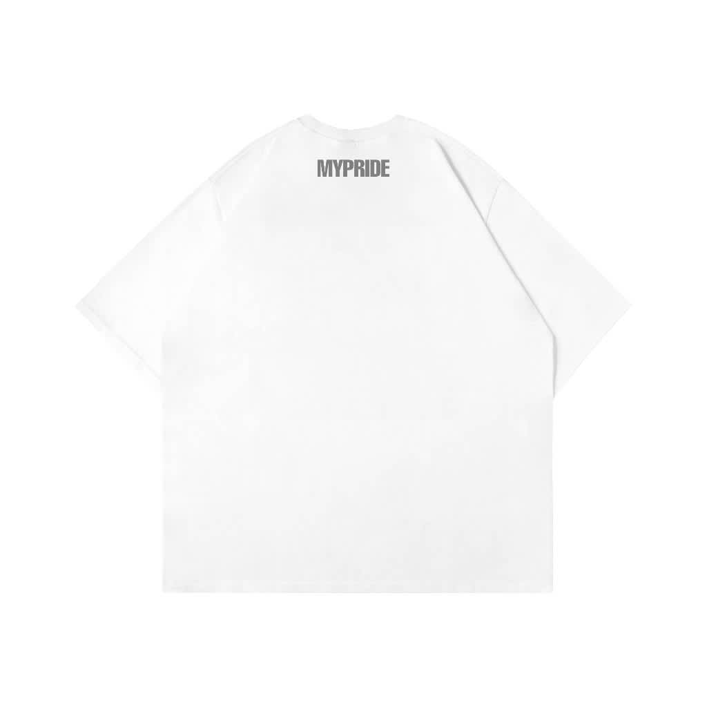 MYPRIDE " BLUE BLOOD GRY " - WHITE - TSHIRT