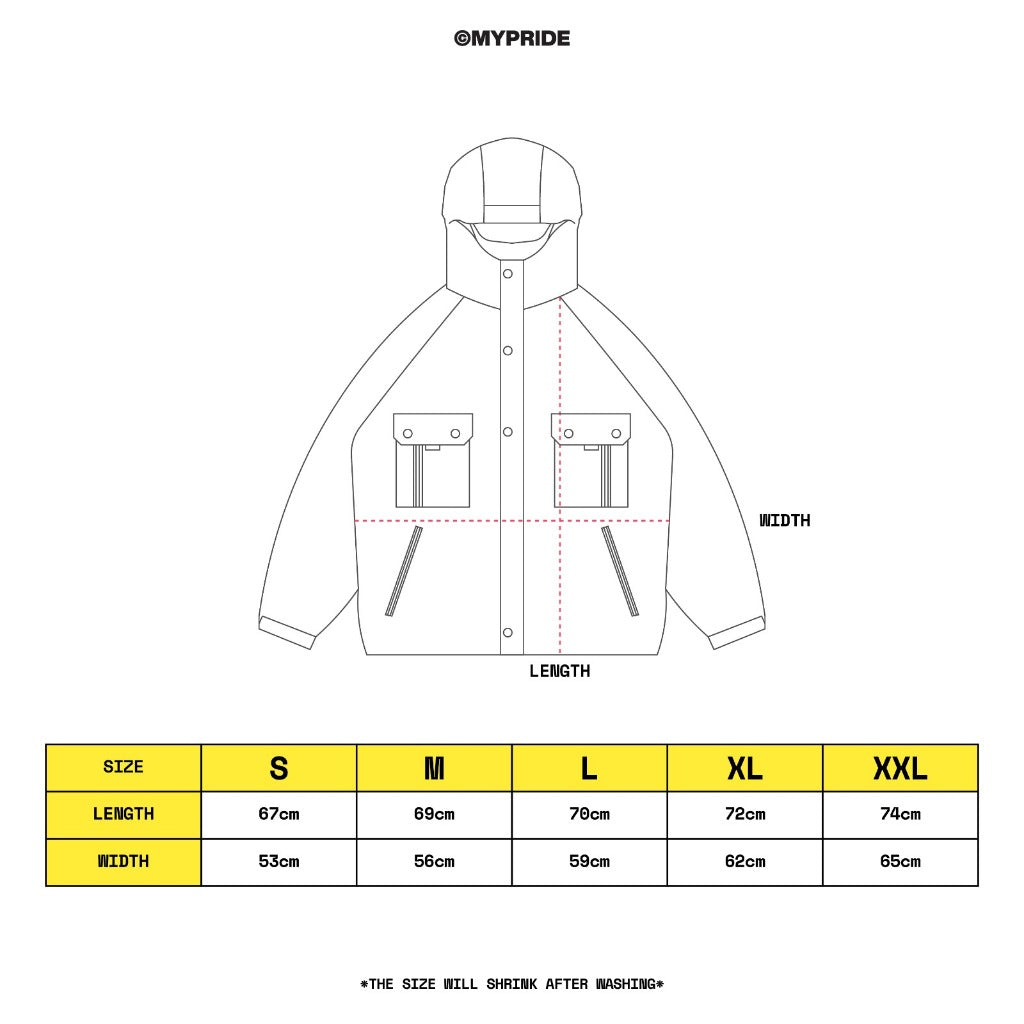 MYPRIDE " STROOM LEMON " - YELLOW - JACKET
