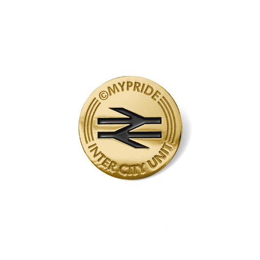 MYPRIDE " INTER CITY PIN GL" - GOLD - ENAMEL PIN