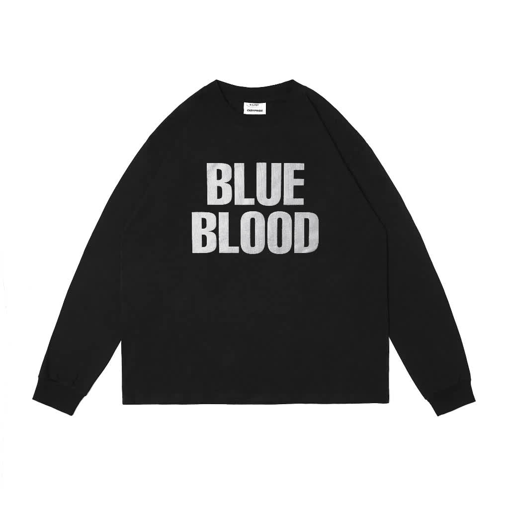 MYPRIDE " BLUE BLOOD LS " - BLACK - LONG SLEEVE