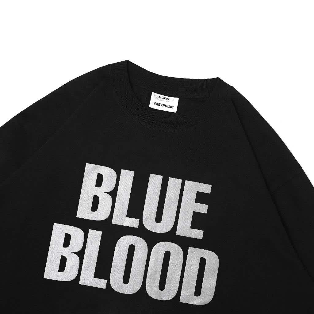 MYPRIDE " BLUE BLOOD LS " - BLACK - LONG SLEEVE