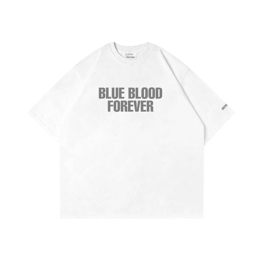 [EXCLUSIVE] MYPRIDE " BLUE BLOOD FOREVER " - WHITE GREY - TSHIRT
