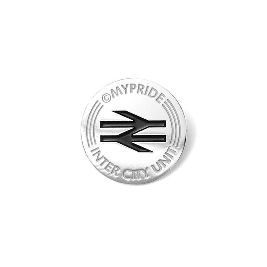 MYPRIDE " INTER CITY PIN SL " - SILVER - ENAMEL PIN