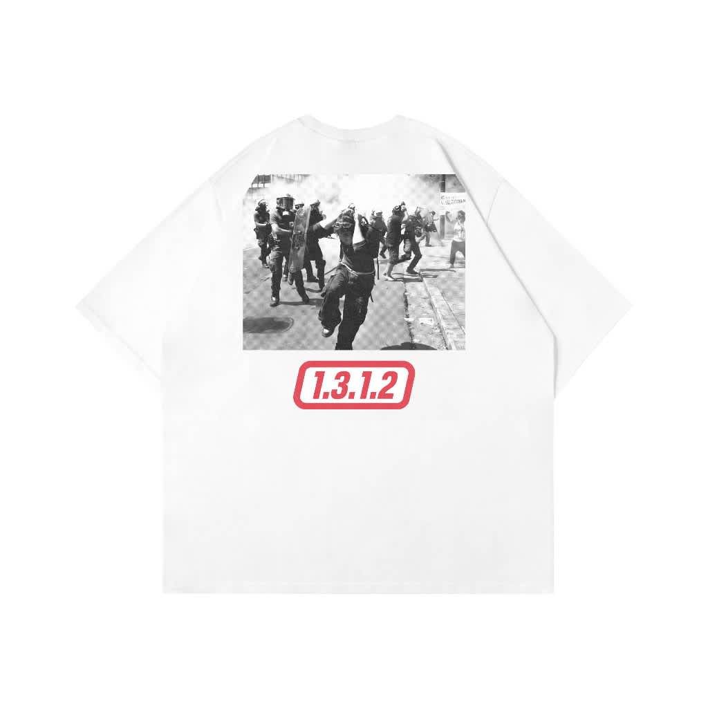 MYPRIDE " 1312 " - WHITE - TSHIRT