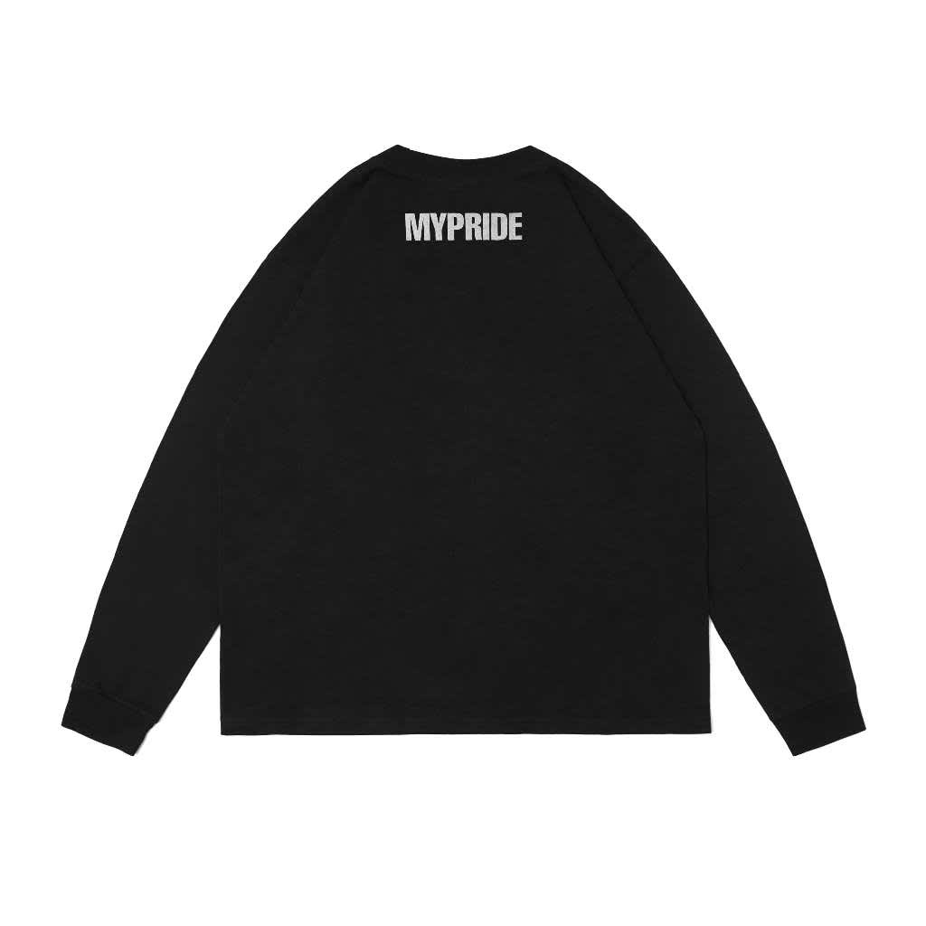 MYPRIDE " BLUE BLOOD LS " - BLACK - LONG SLEEVE