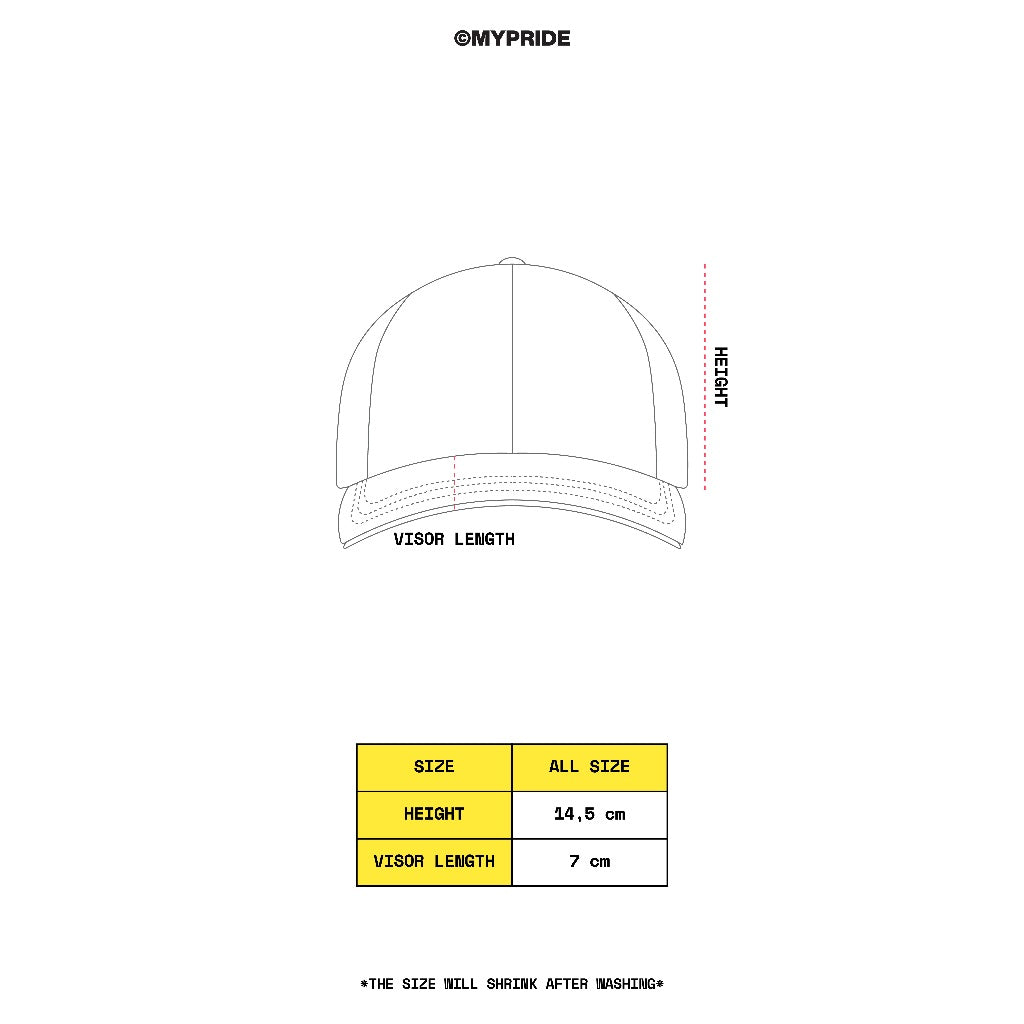 MYPRIDE " PRIME 6 PANEL NV " - NAVY - HEADWEAR