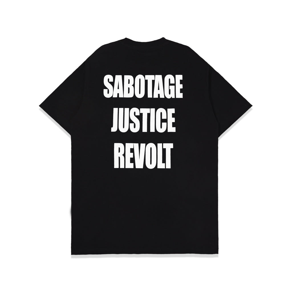 MYPRIDE " SABOTAGE " - BLACK - TSHIRT