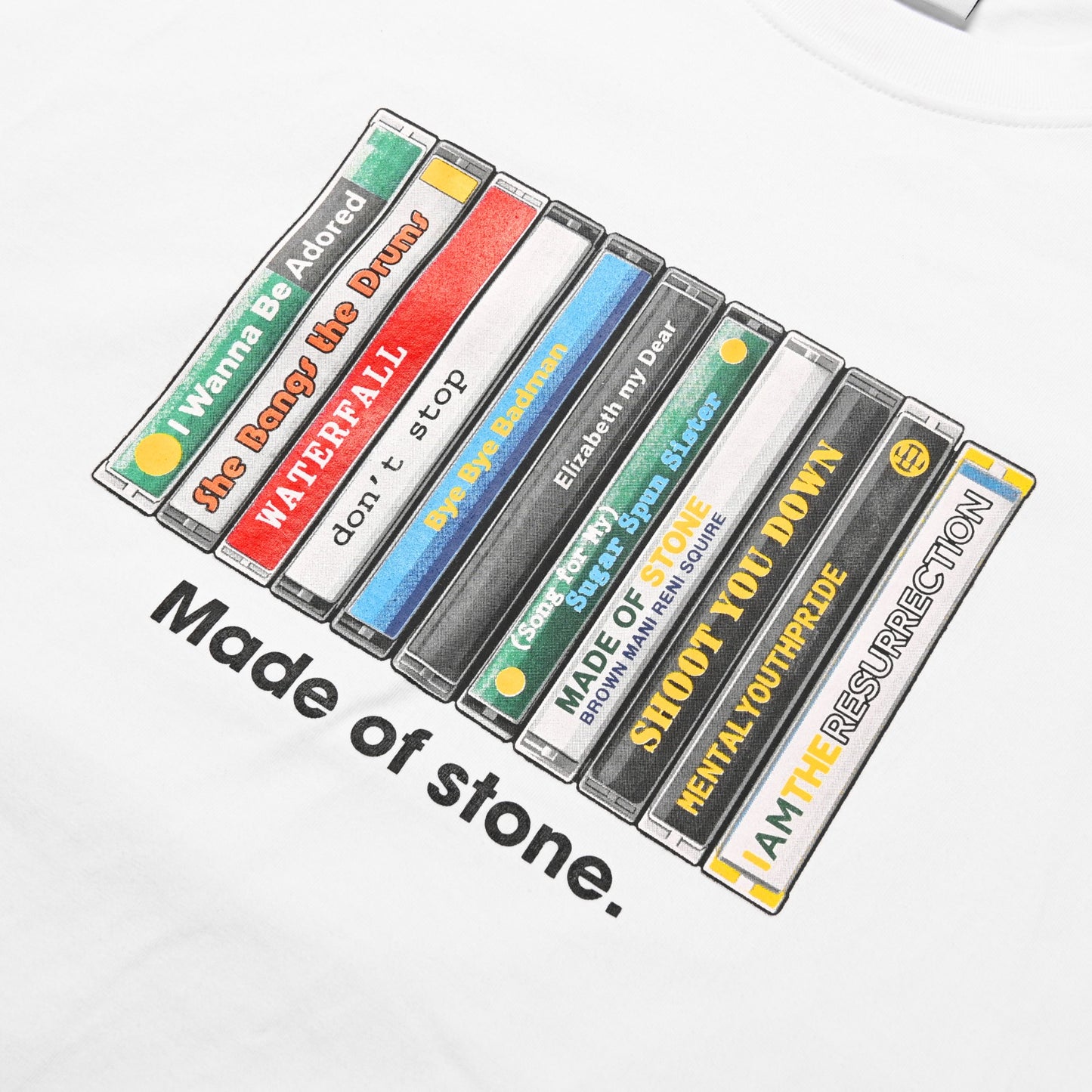 MYPRIDE " CASSETTE " - WHITE - TSHIRT
