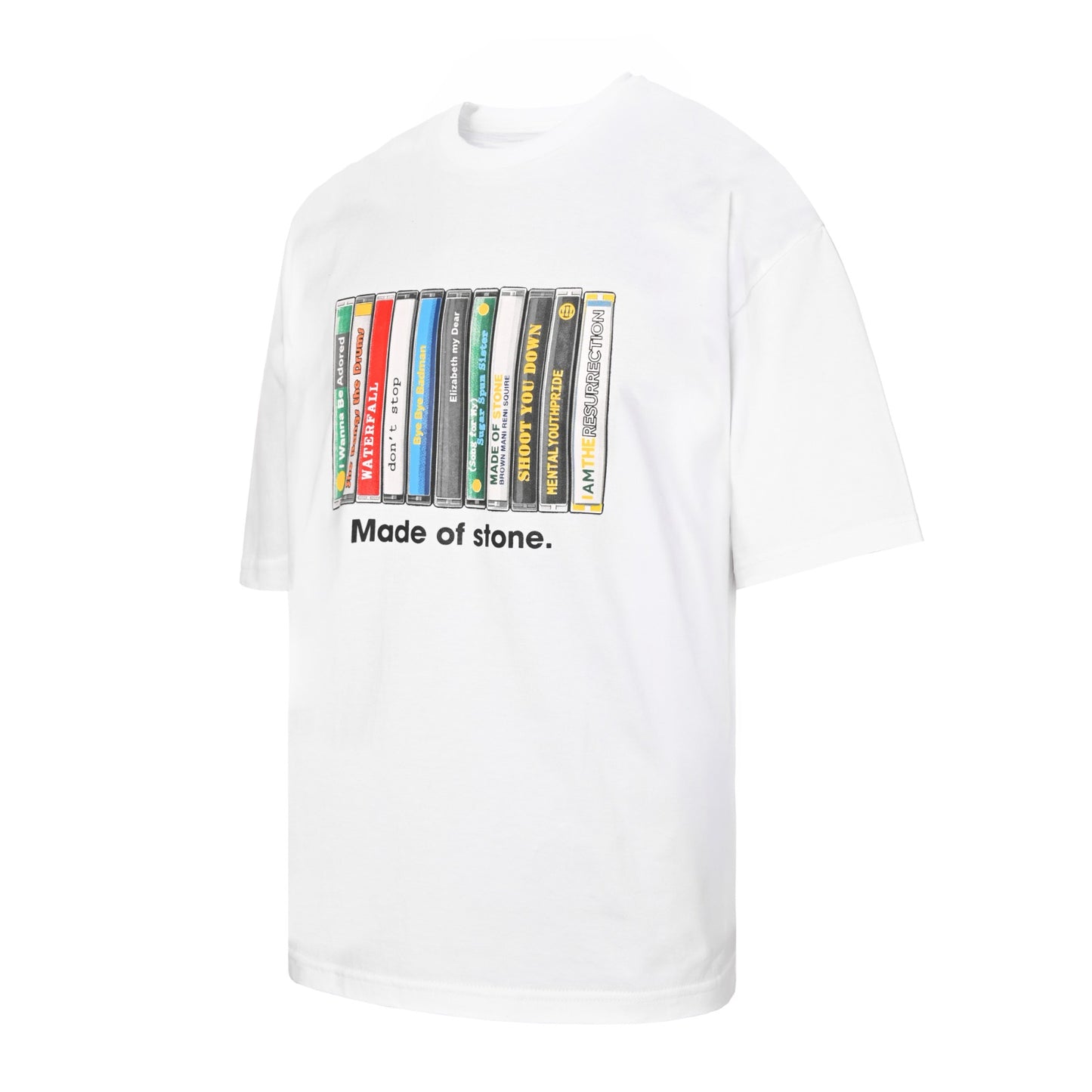 MYPRIDE " CASSETTE " - WHITE - TSHIRT