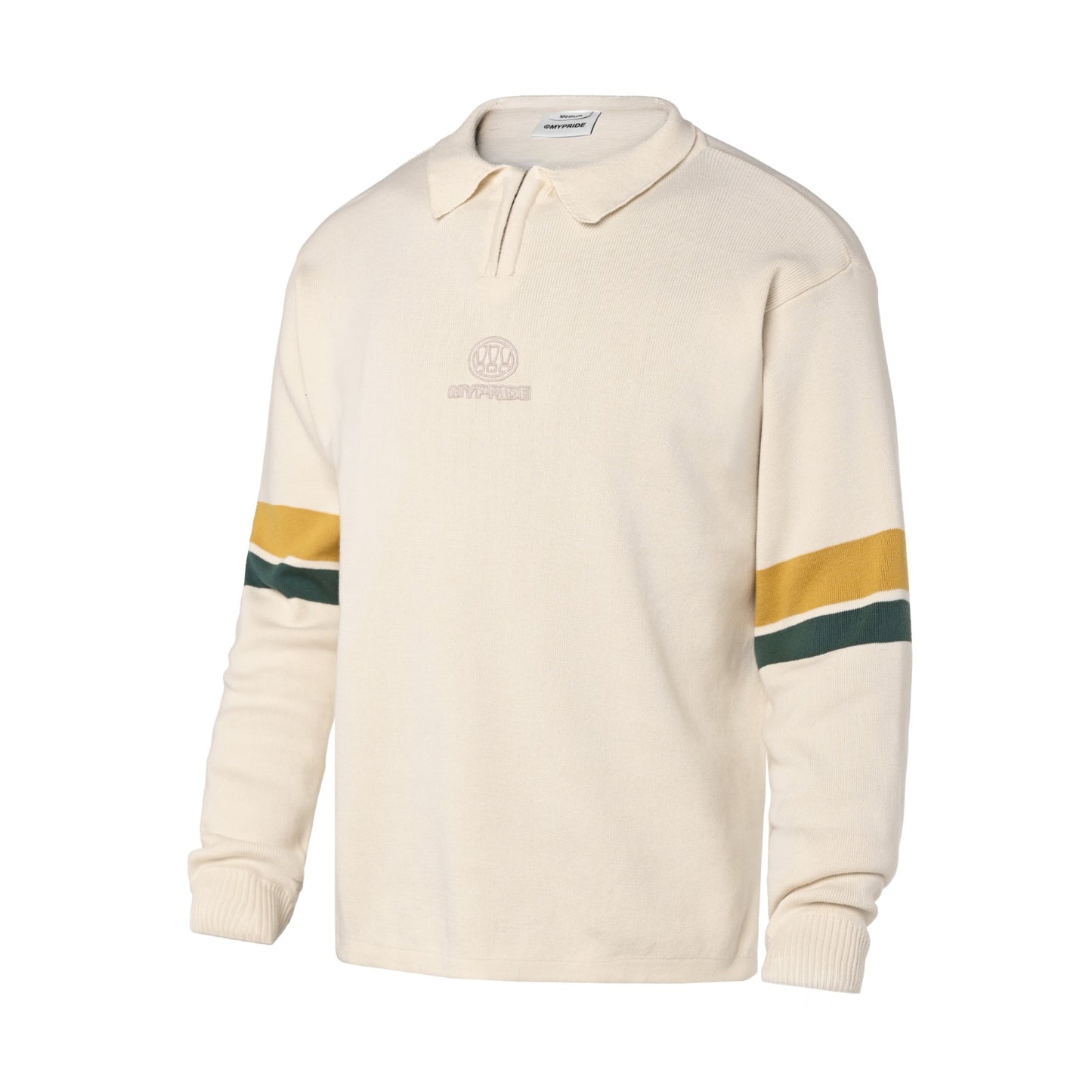 MYPRIDE " HENSALL " - WHITE - POLO KNITWEAR