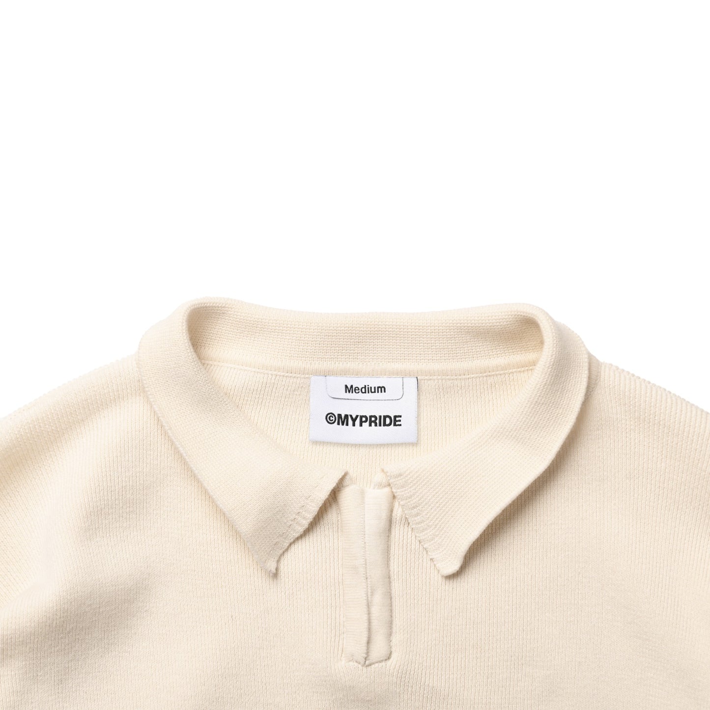 MYPRIDE " HENSALL " - WHITE - POLO KNITWEAR