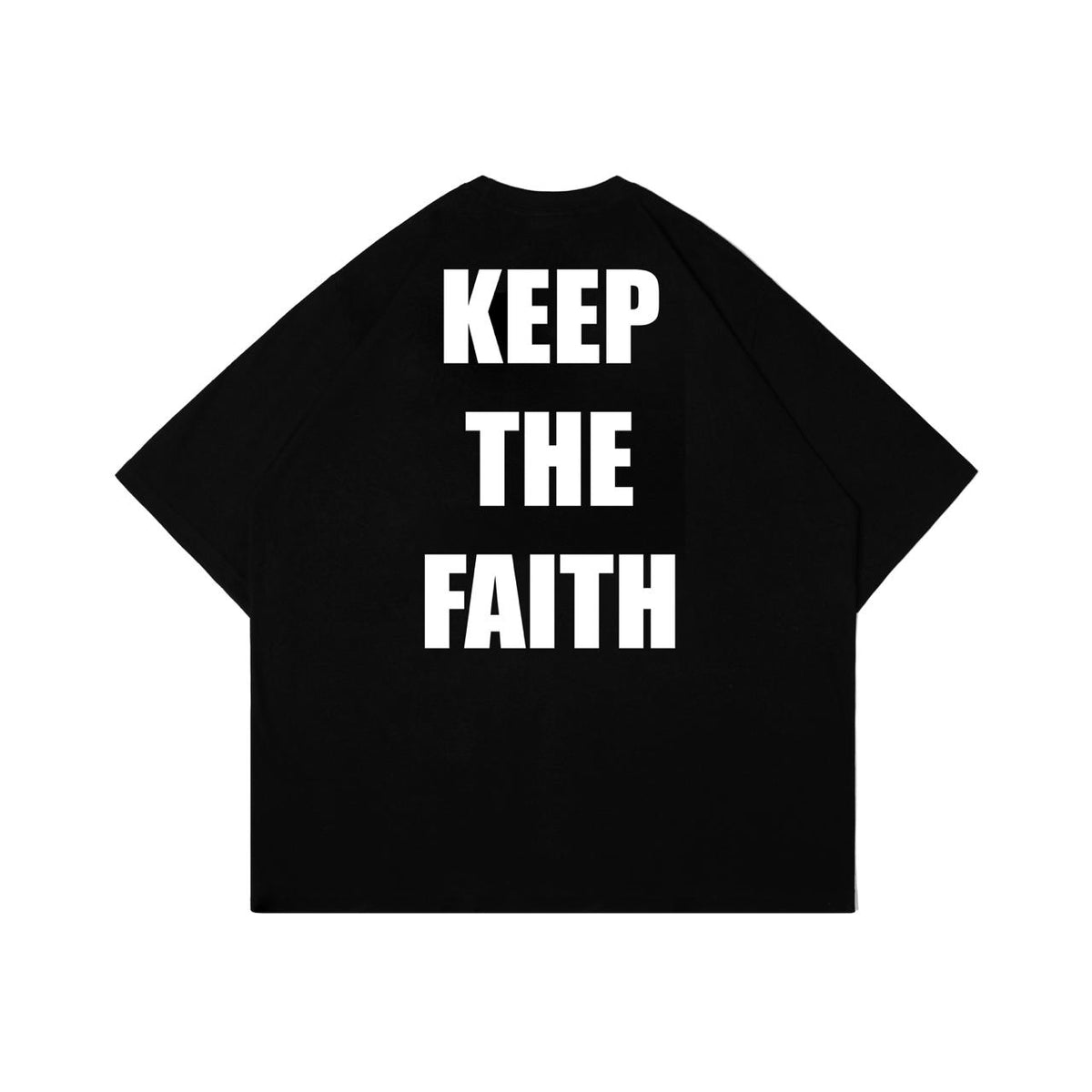 MYPRIDE " KEEP THE FAITH " - BLACK - TSHIRT